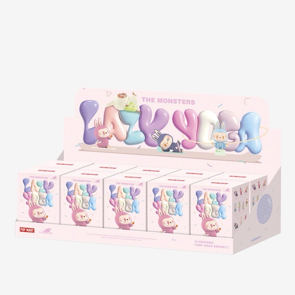 Pop Mart The Monsters Lazy yoga Blind Box complete Set